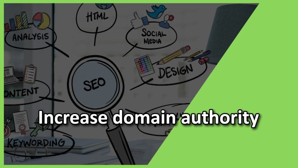Increase domain authority